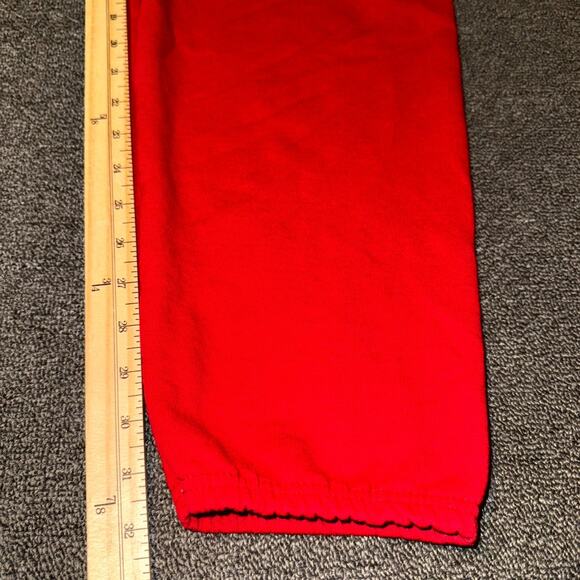 Jerzees Nublend Jogger Sweatpants Adult XL Red Fleece Cotton Thick-fil-A Logo - Picture 5 of 7